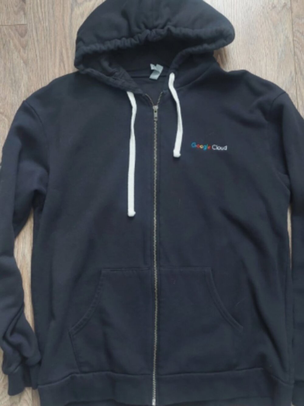 GOOGLE District Women’s XL Full Zip Hoodie Cloud Logo Certified Professional L